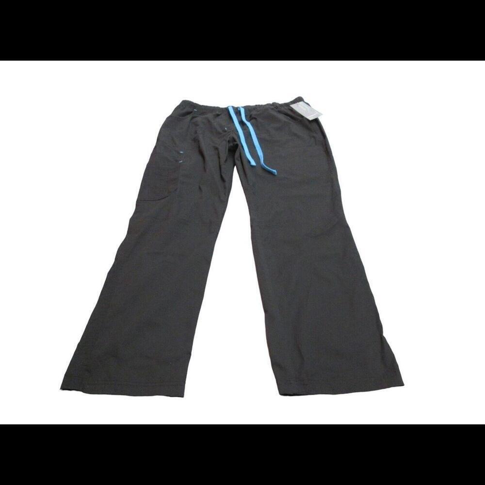 NWT Maevn Mens Black Uniform Medical Scrub Pants Nursing Work Wear Size XL​​​